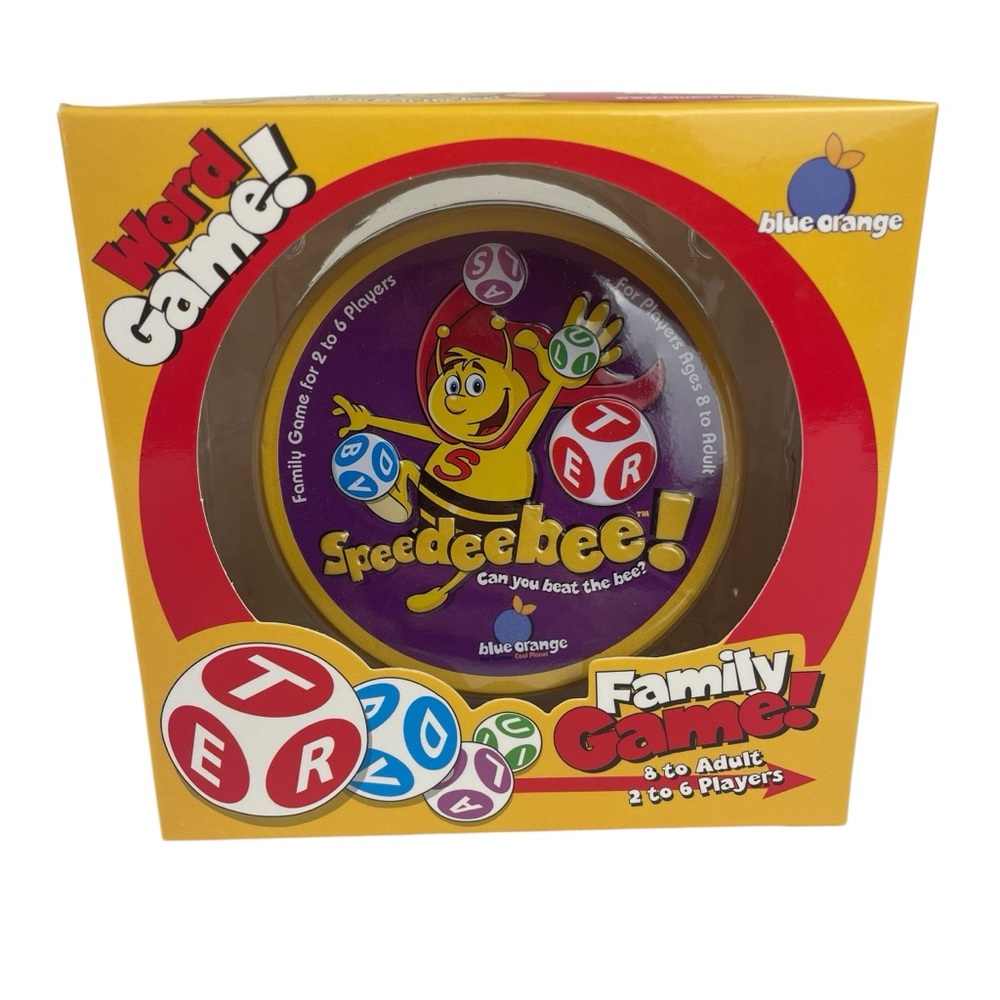 Blue Orange SpeedeeBee Word Game Ages 8 to Adult 2-6 Players NEW